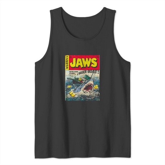 Discover Jaws 1 Edition Comic Book Cover Tank Tops