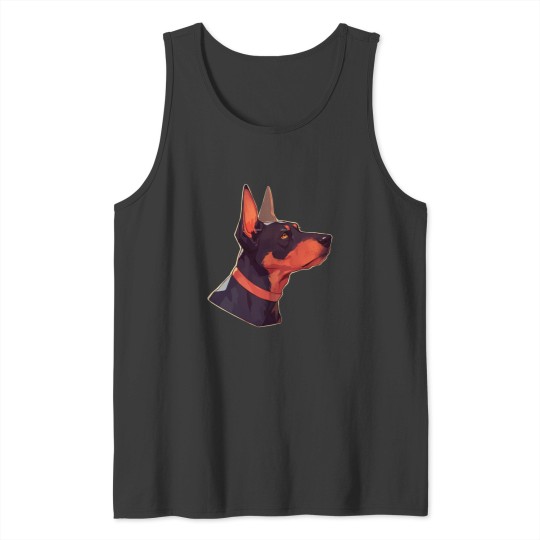 Discover Aesthetic Doberman Art Tank Top