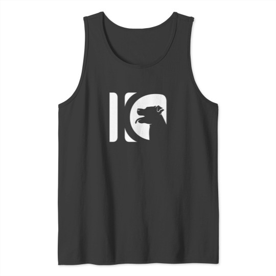 Discover Karuna Canine Logo Icon White Tank Tops