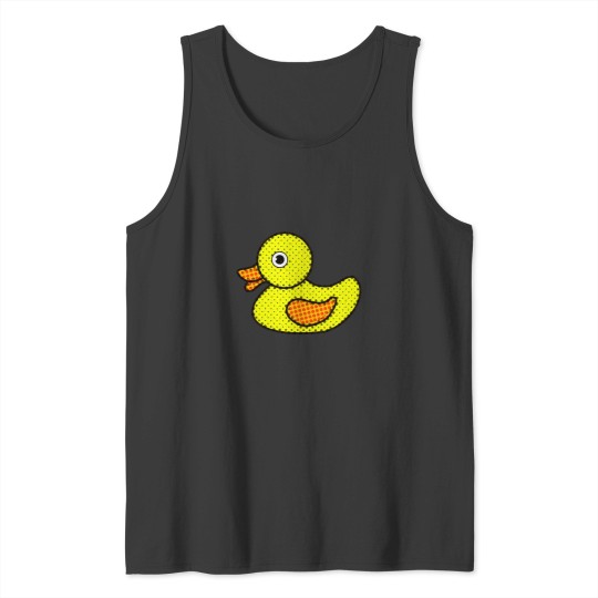 Discover Yellow Spotty Duck Active Tank Tops