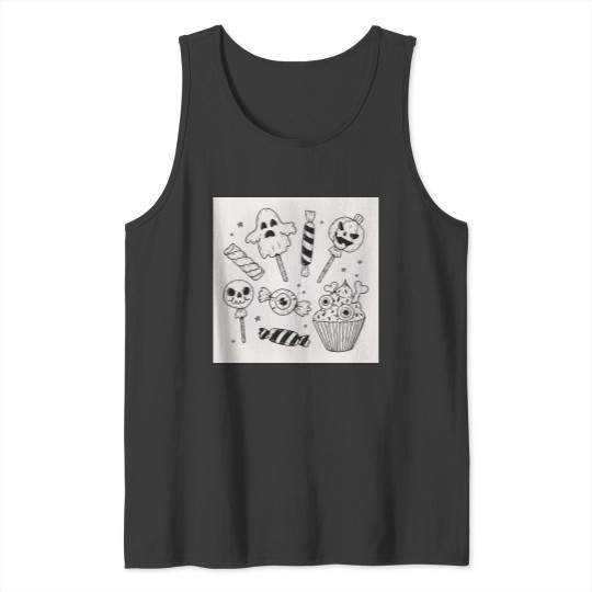 Discover Halloween candy pack Tank Tops