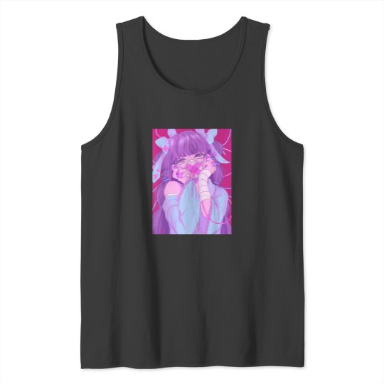 Discover Pastel Goth Yami Kawaii Menhera Waifu Anime Girl Tank Tops