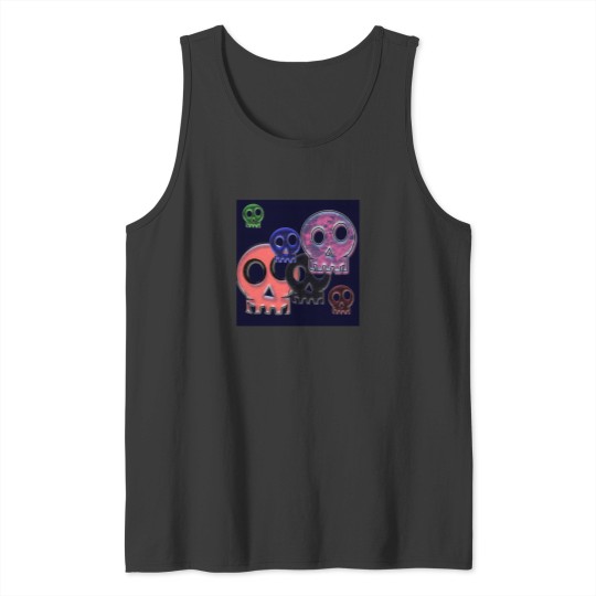 Discover Spooky Cute 1 1 Tank Tops