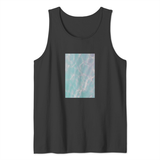 Discover Crystalline Sea - Turquoisee Light 3180 Tank Tops