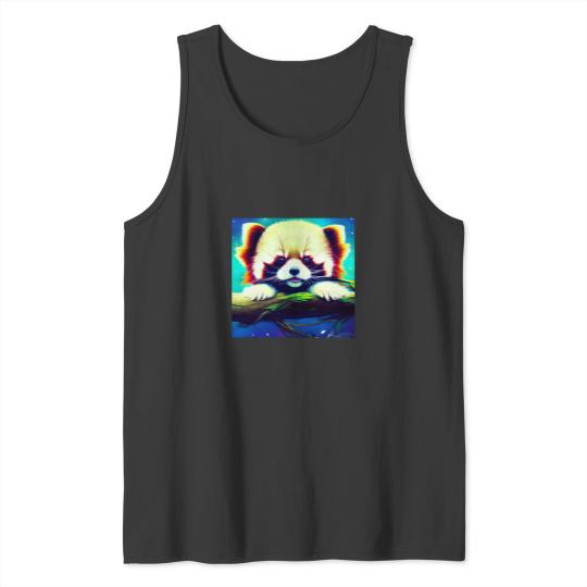 Discover Adorable cutie Kawaii Red Panda Wishing you good night Active Tank Tops