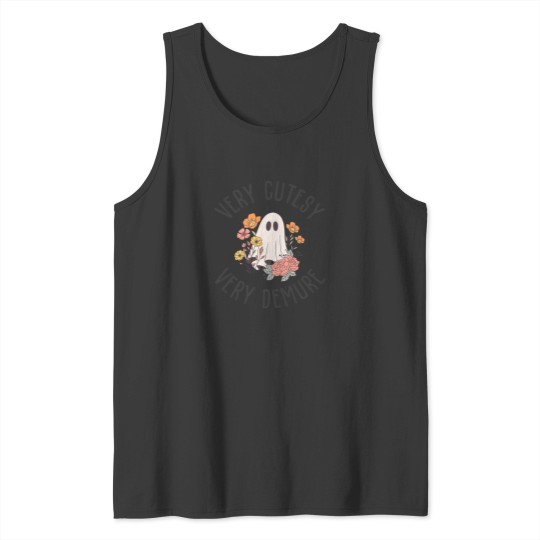 Discover Very Cutesy Very Demure Hallowee Ghostt 832 Tank Tops
