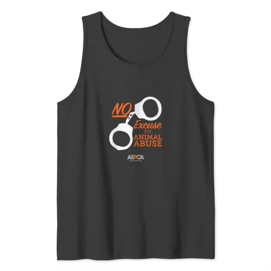 Discover ASPCA No Excuse for Animal Abuse Dark Tank Tops