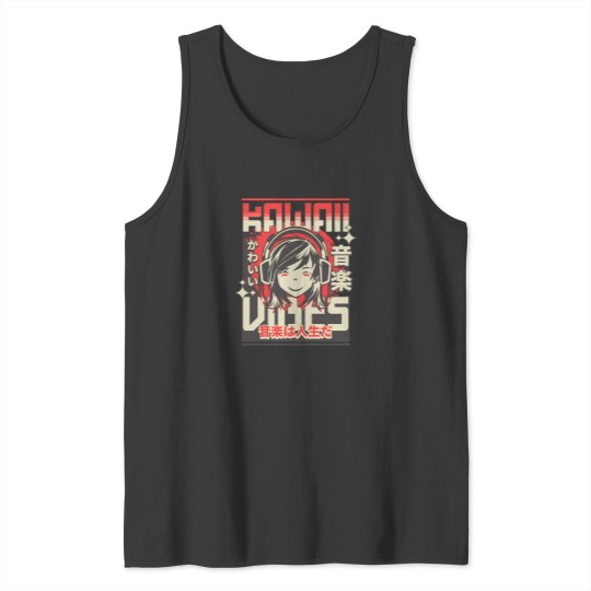 Discover Kawaii Vibes Tank Tops
