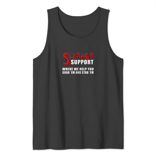 Discover Slasher Support Tank Tops