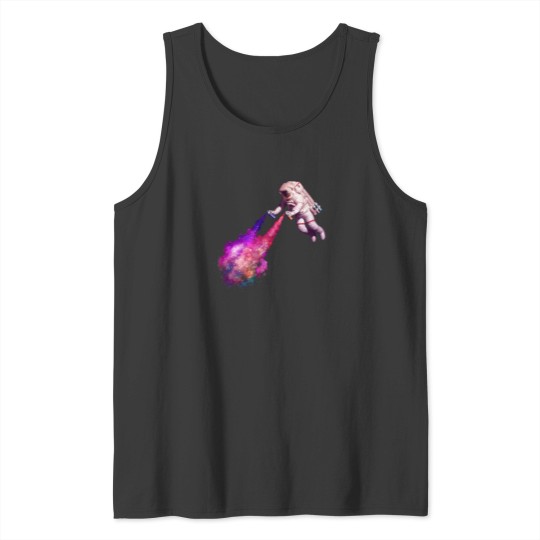 Discover Shooting Stars  The Astronaut Artist Tank Tops