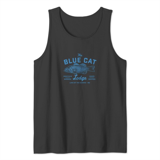 Discover Blue Cat Lodge Tank Tops