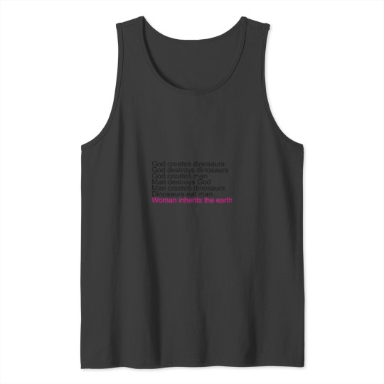 Discover Woman Inherits The Earth Tank Tops