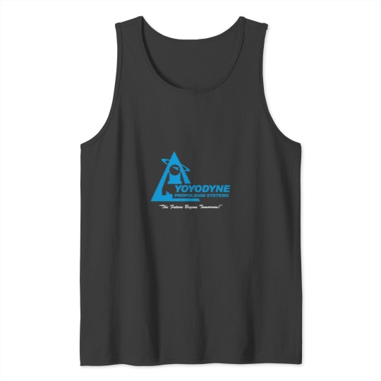 Discover Yoyodyne Propulsion Systems (white text) Tank Tops