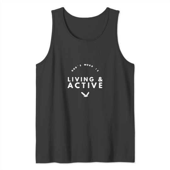 Discover God_s Word Is Living And Active Active Tank Tops