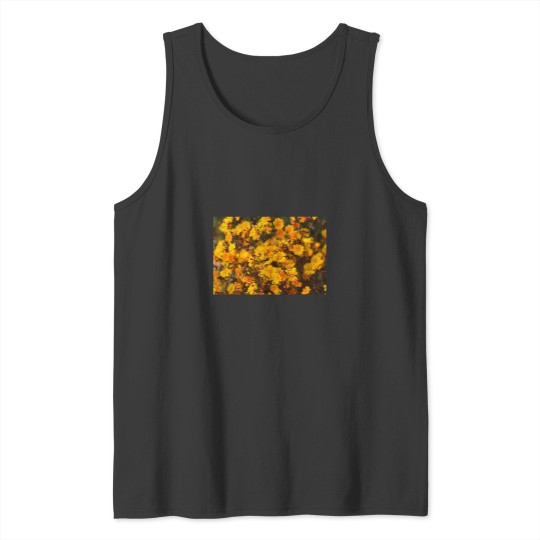 Discover Western Australian Wildflower - Orange Stars Tank Tops