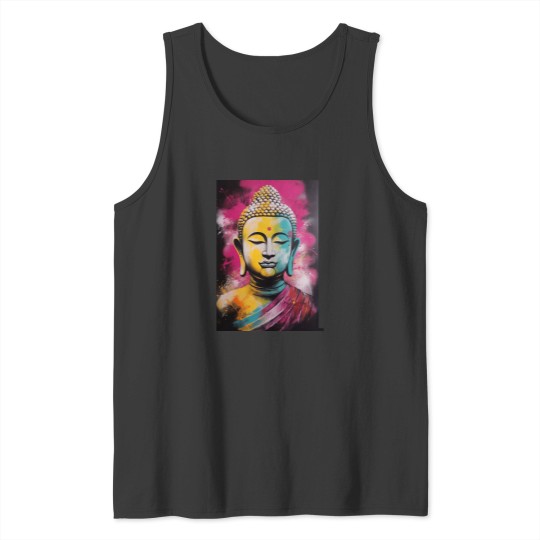 Discover Artistic Buddha Tank Tops