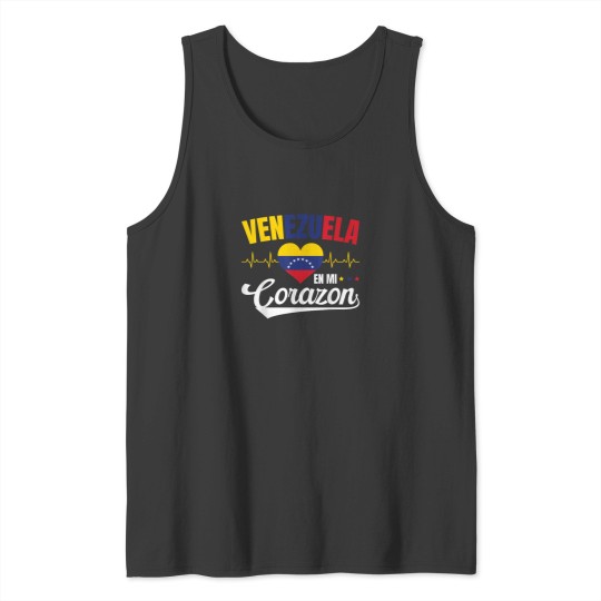 Discover Venezuela En Mi Corazon Souvenirs For Your Nativ Tank Tops