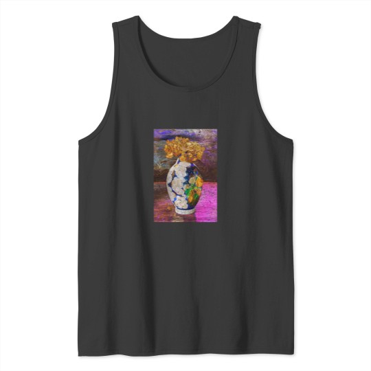 Discover the flowers of gold Tank Tops