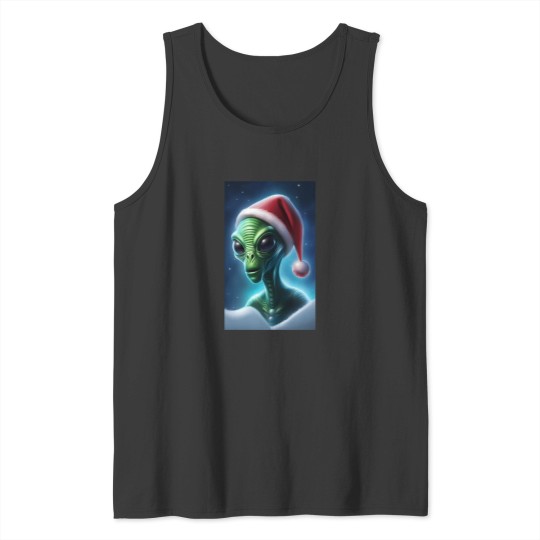 Discover Alien Santa Claus Tank Tops
