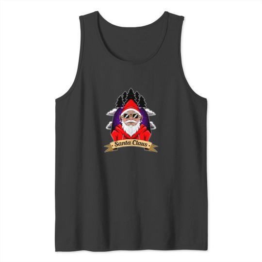 Discover Illustration Of Santa Claus Tank Tops