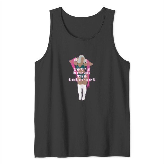 Discover Break the Cyber Net Tank Tops