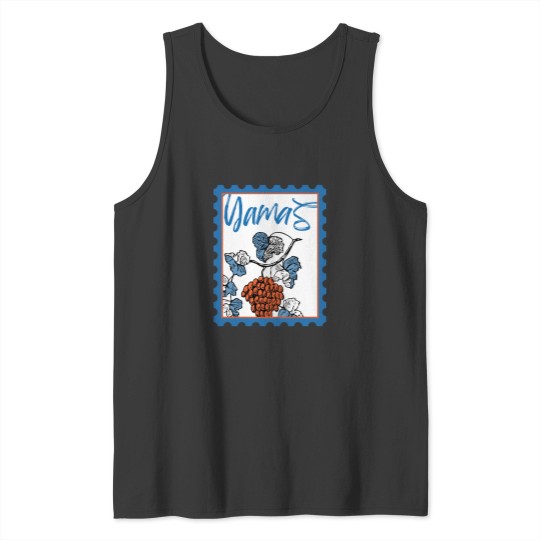 Discover Yamas Greek Post Stamp Tank Tops