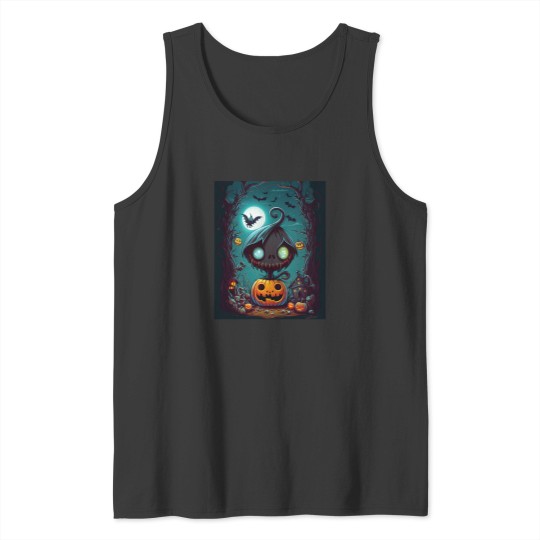 Discover Halloween Bump In The Night Fun 0003 Tank Tops