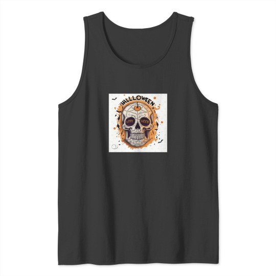 Discover The curse of the skull Sticker.png Tank Tops
