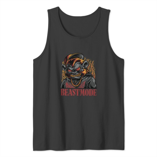 Discover Fitness Motiviation T-ShirtBEAST MODE T-Shirt_by Lucid Frog_ Tank Tops