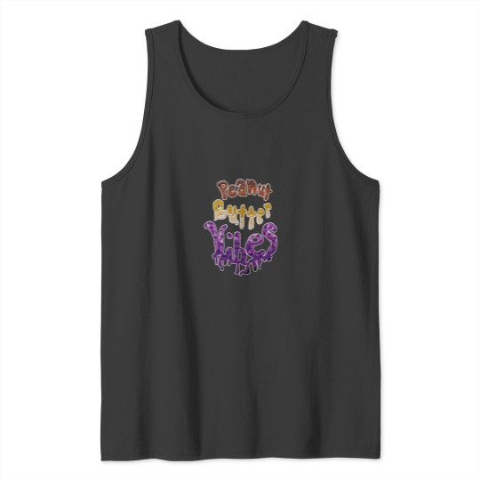 Discover Peanut Butter Vibes 99 Simple Vintages Graphic Unisex Tank Tops
