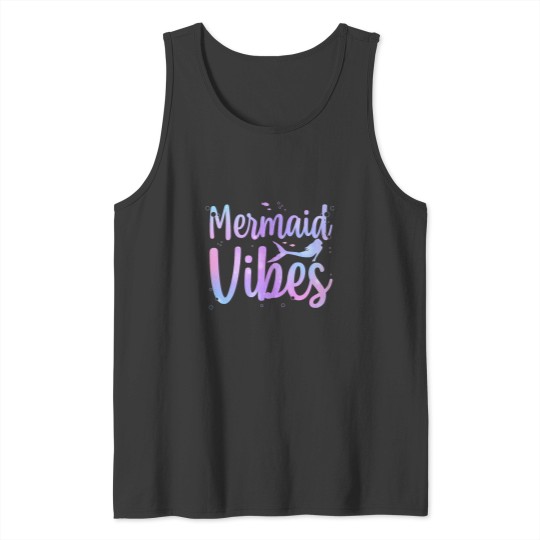 Discover Cute Mermaid For Women Girls Mythical Creature Mermaid Lover Tank Tops