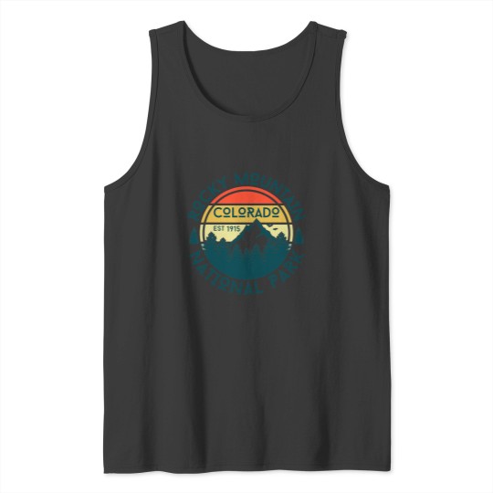 Discover Rocky Mountain National Park Colorado Hiking Nature Outdoors Tank Tops