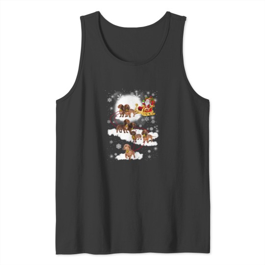 Discover Dachshund Christmas Tank Tops