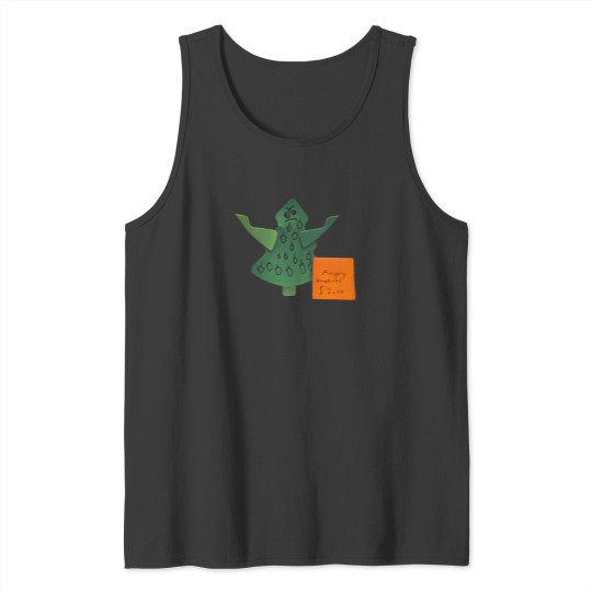 Discover Angry Xmas Tree Tank Tops