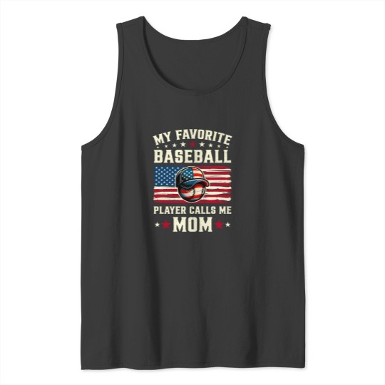 Discover 4Th Of July American Baseball Mom Tank Tops