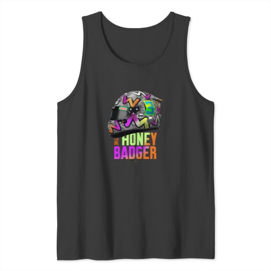 Discover Daniel Ricciardo - 2020 Left Helmet.  Honey Badge Text Tank Tops