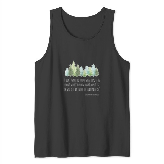 Discover Into the Wild with Christopher McCandless Tank Tops