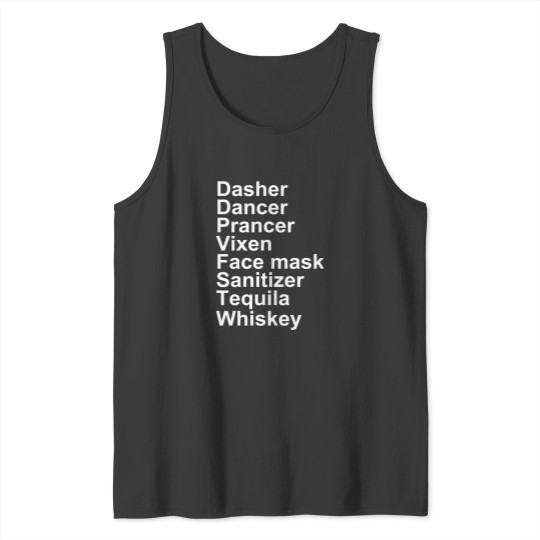 Discover Dasher Dancer Prancer Christmas Design Tank Tops