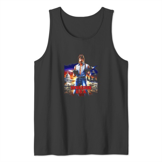 Discover Invasion Usa Active Tank Tops