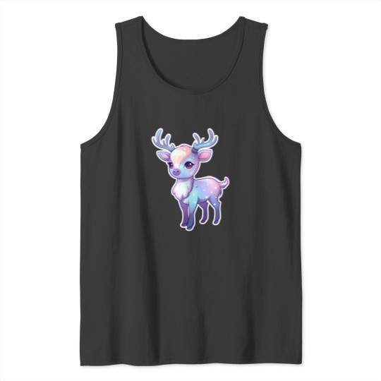 Discover Iridescent Reindeer Tank Tops