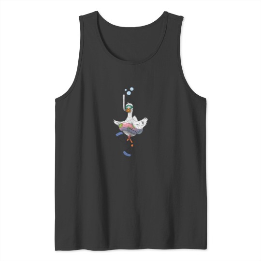Discover diving duck Tank Tops