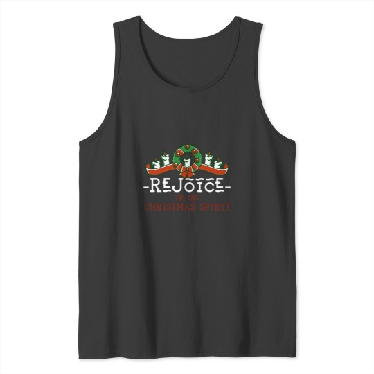 Discover Rejoice in the Christmas Spirit Tank Tops