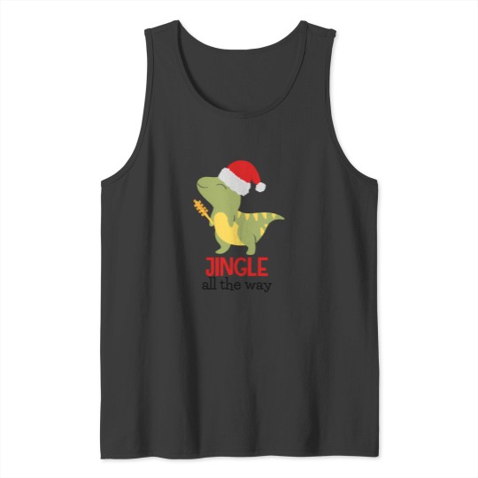 Discover Dancing Baby  Dinosaur - Jingle Bells Tank Tops