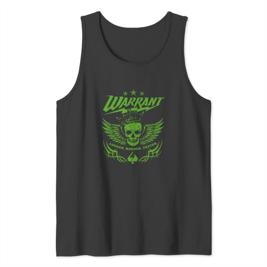 Discover WARRANT BAND Tank Tops