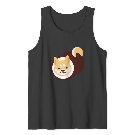 Discover Shibetto the sweet Shiba Inu as a maki roll Tank Tops