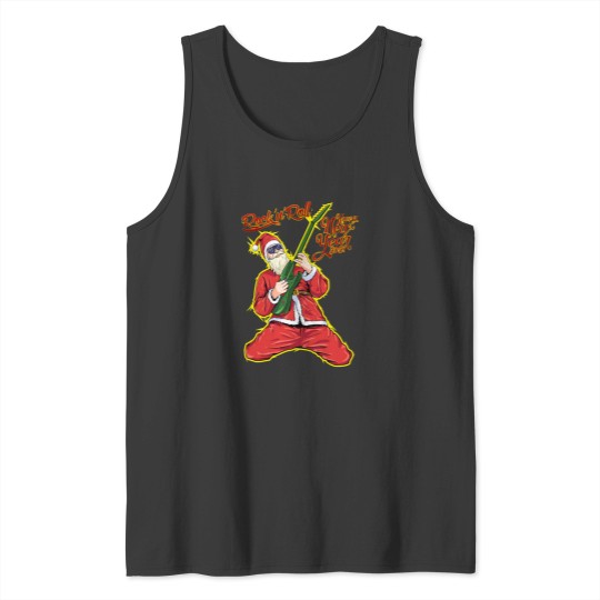 Discover Rock Santa Claus Tank Tops