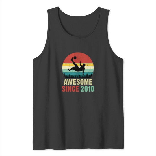 Discover 11Th Birthday Soccer Lovers Awesome Since 2010 Tank Tops