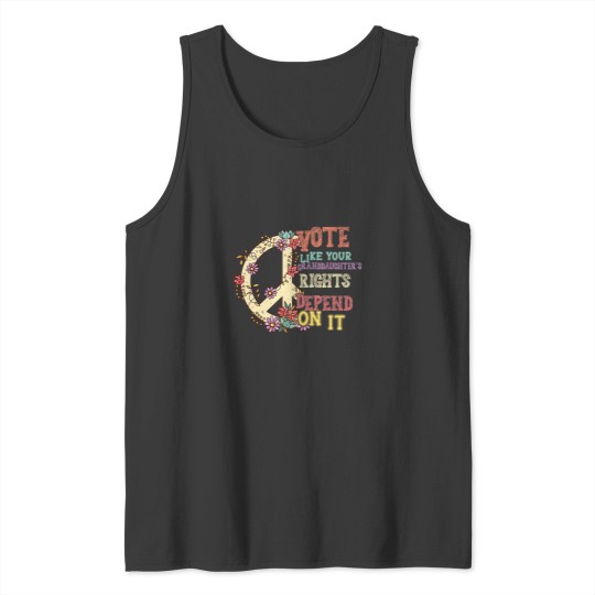 Discover vote t women feminist grandma mom mor Tank Tops