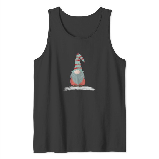 Discover A Cute Christmas Gnome Tank Tops