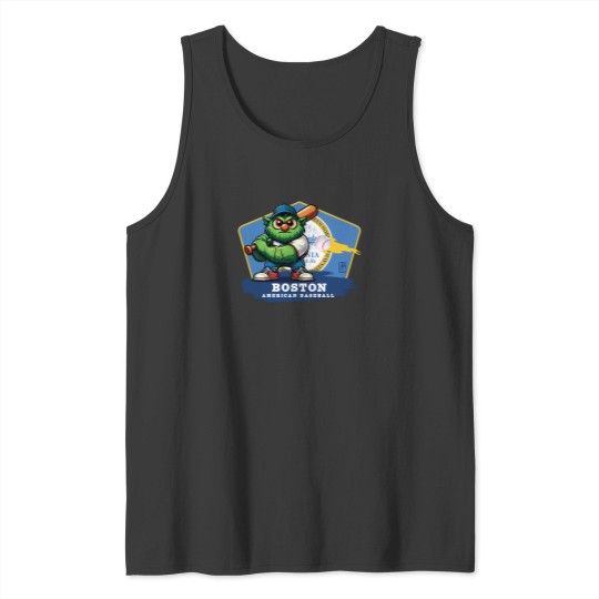 Discover Boston Baseball Mascot Tank Top